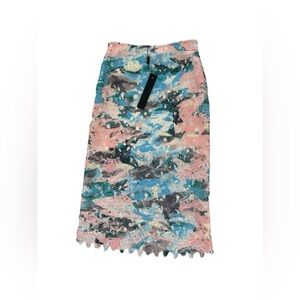 NWT. Addison. The Addison Story Cutwork Pencil Skirt, Size XS.